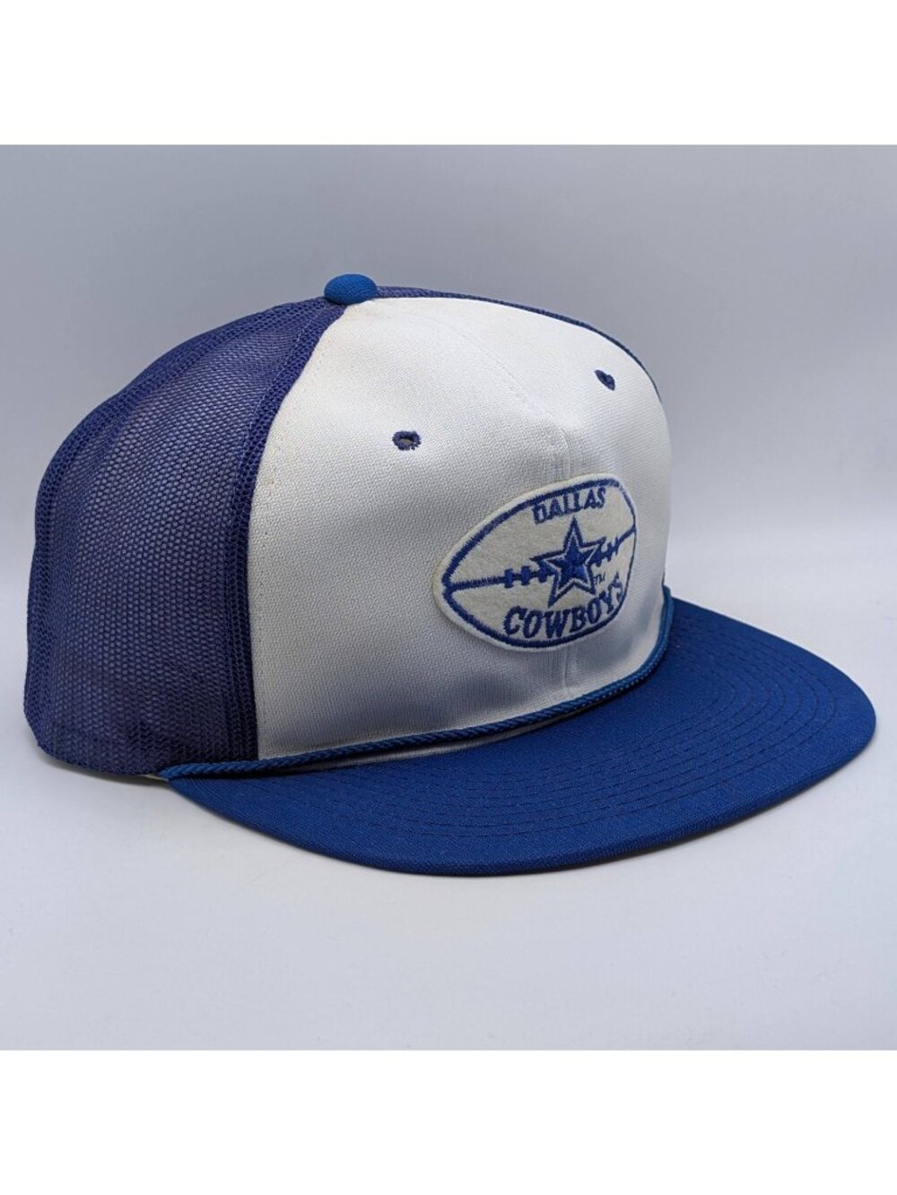 Dallas Cowboys Blue Mesh Snapback Hat Vintage Sports Specialties Football NFL